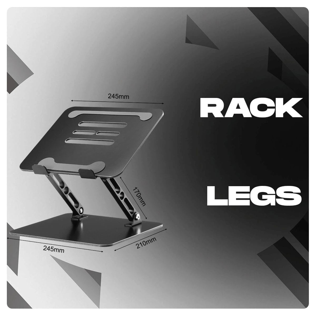 Tuneec laptop Stand Full Metallic And Foldable