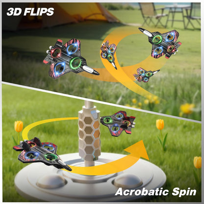 Fighter Plane RC 360 Degree Rotate